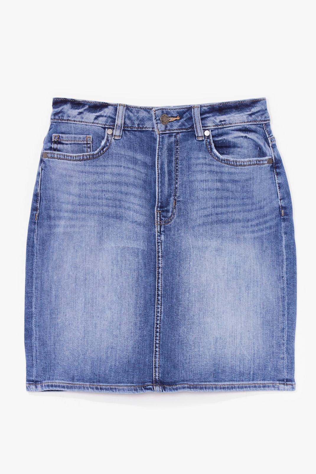 Mini jupe en jean, Blue image number 1