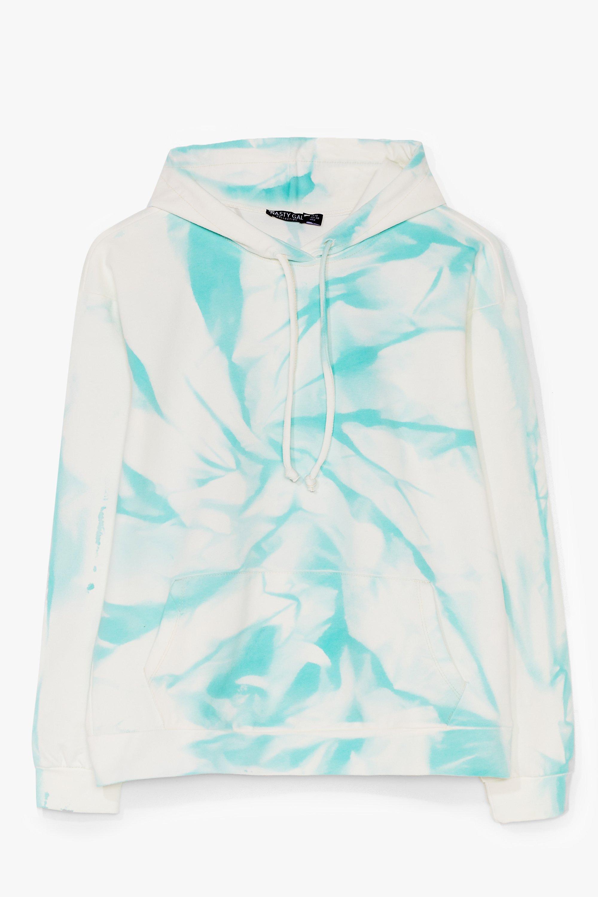 nasty gal tie dye sweatshirt