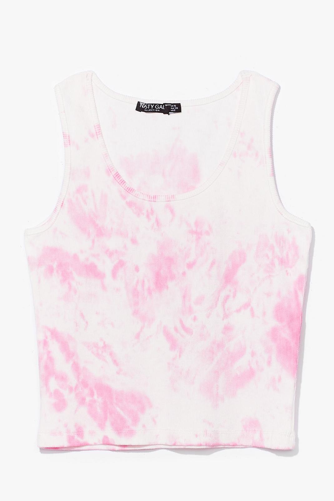 Be My Baby Tie Dye Cropped Tank Top image number 1