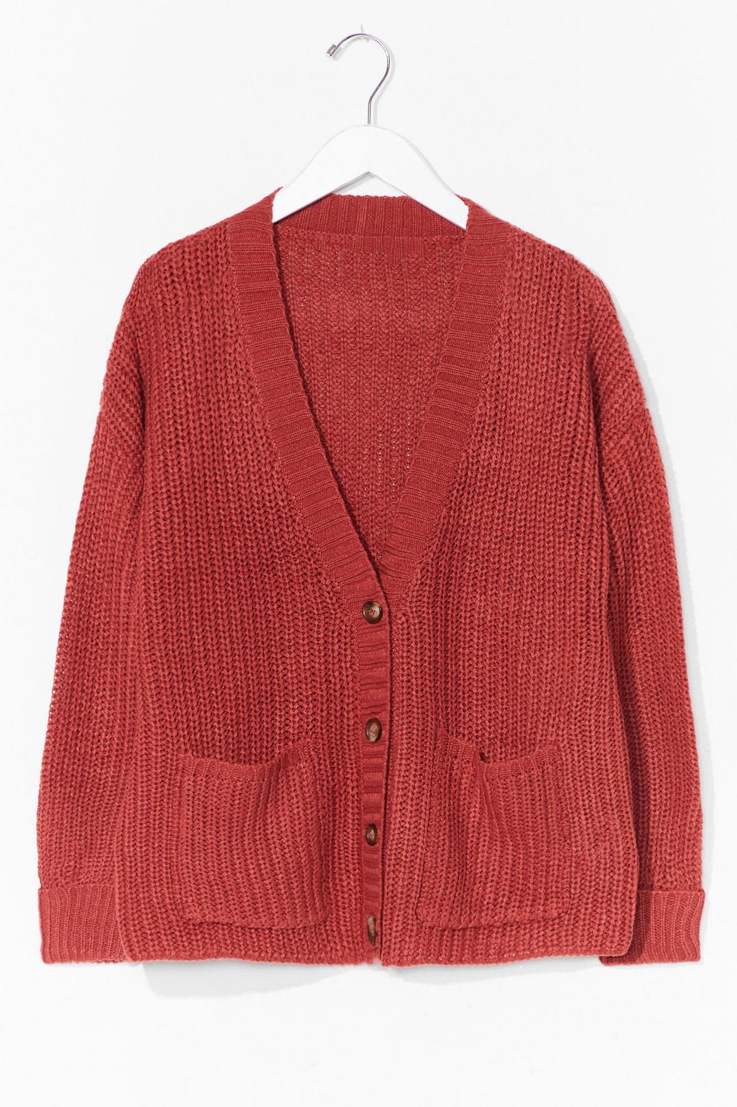 Rose Knit's Not the Time Relaxed Cardigan image number 1