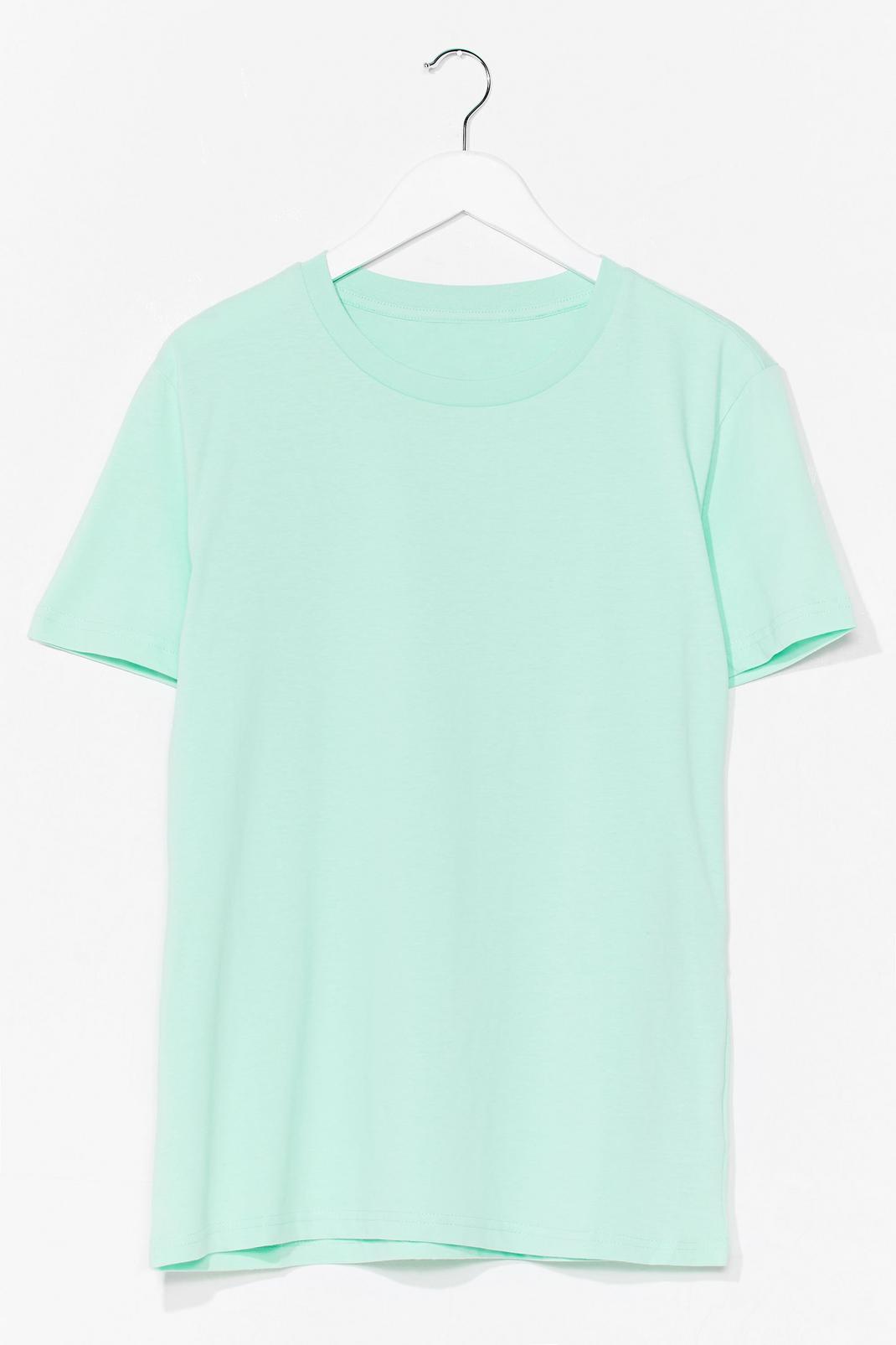 T-shirt basique en coton , Mint image number 1