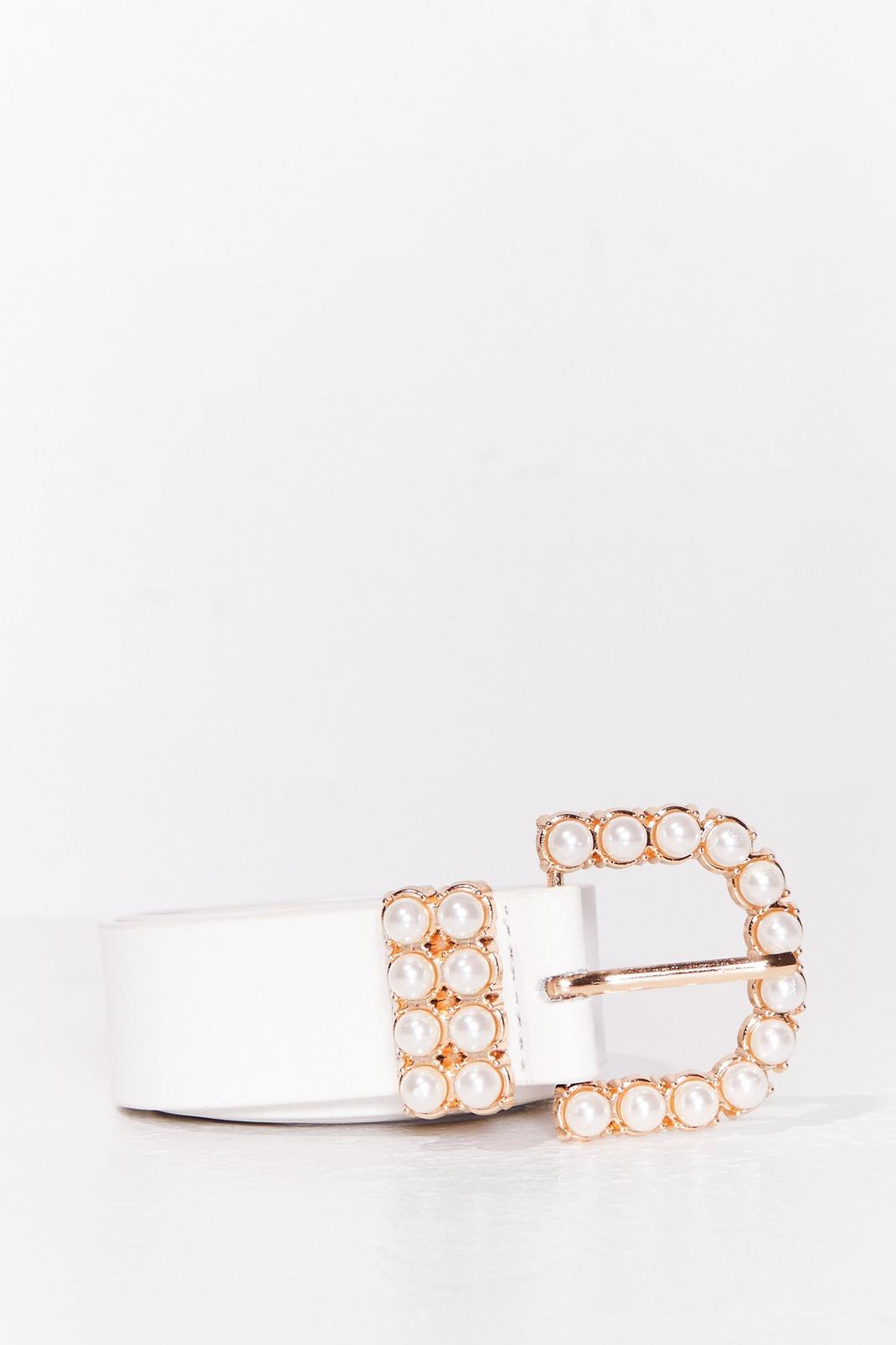 Hot Pearl Summer Faux Leather Belt image number 1