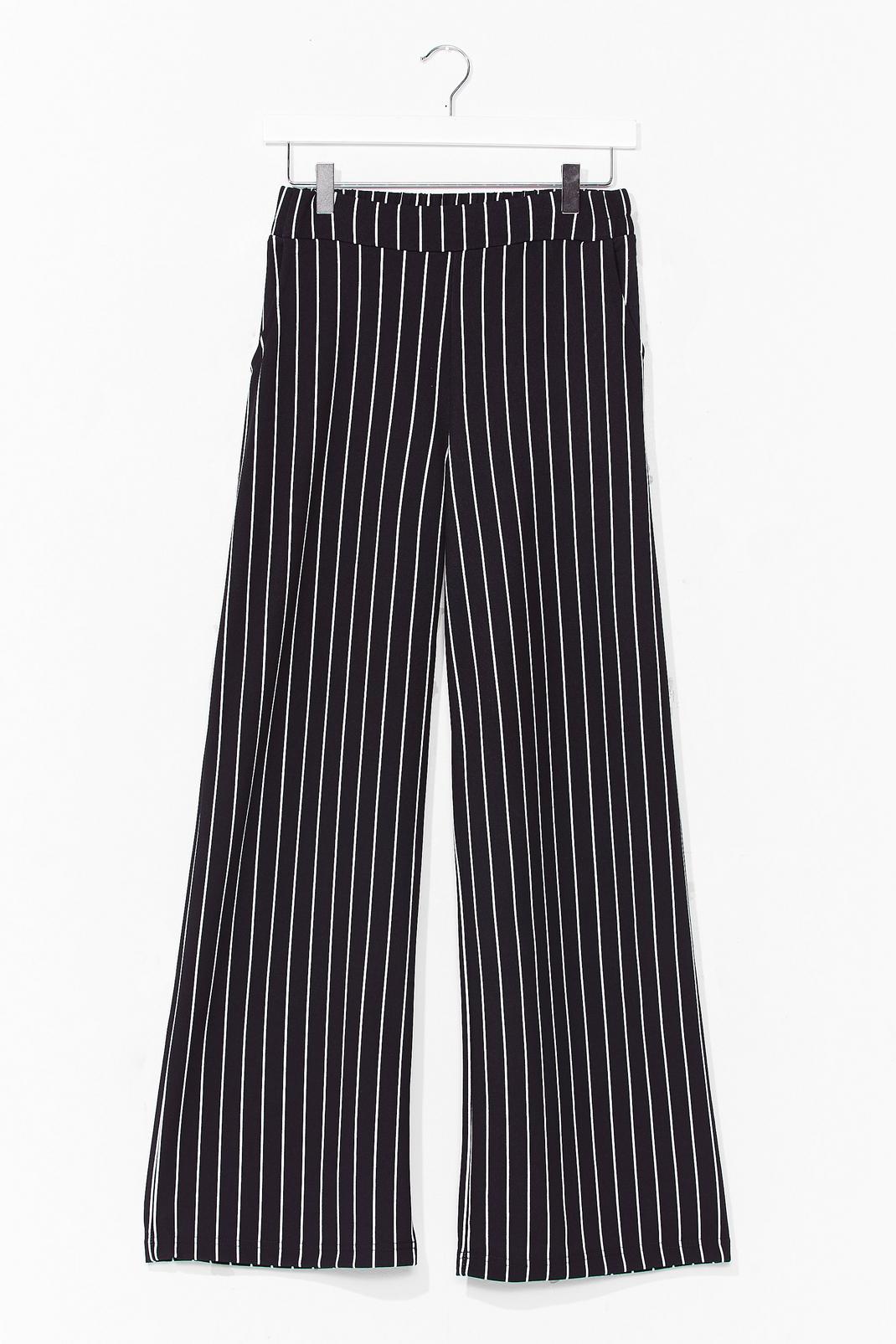 'Til We Get It Stripe Wide-Leg Trousers image number 1