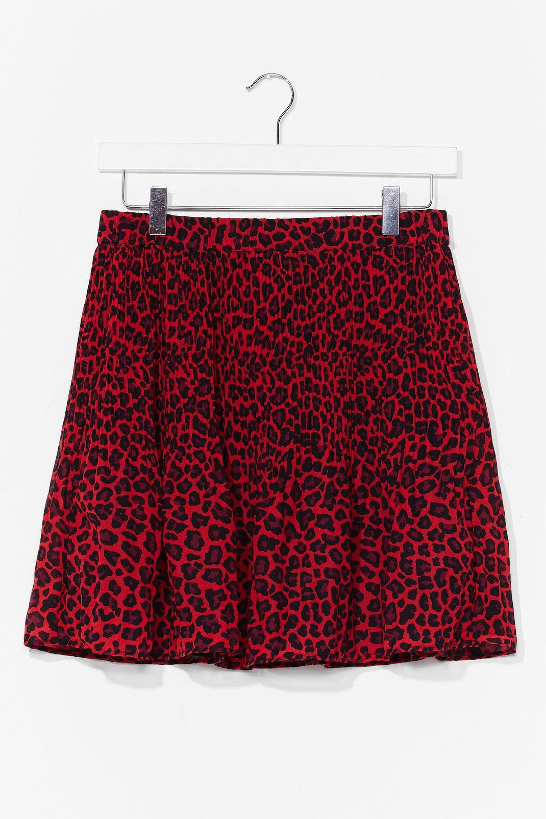 Mini jupe volantée à imprimé léopard Pars pas tout de suite image number 1