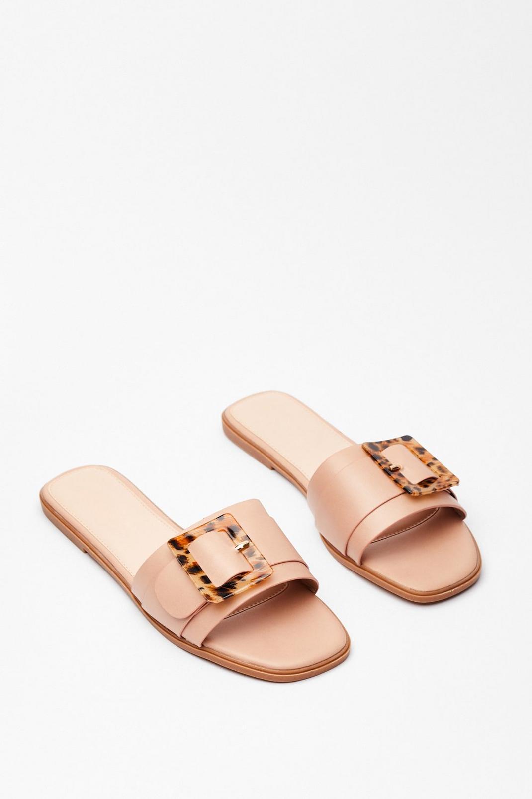 Hold Up Flat Buckle Sandals image number 1