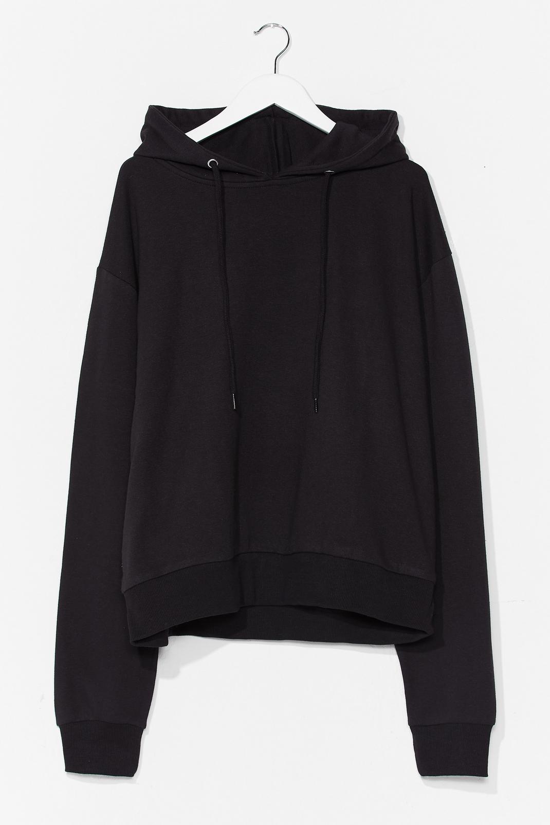 Black Take Your Pick Oversized Lounge Hoodie image number 1