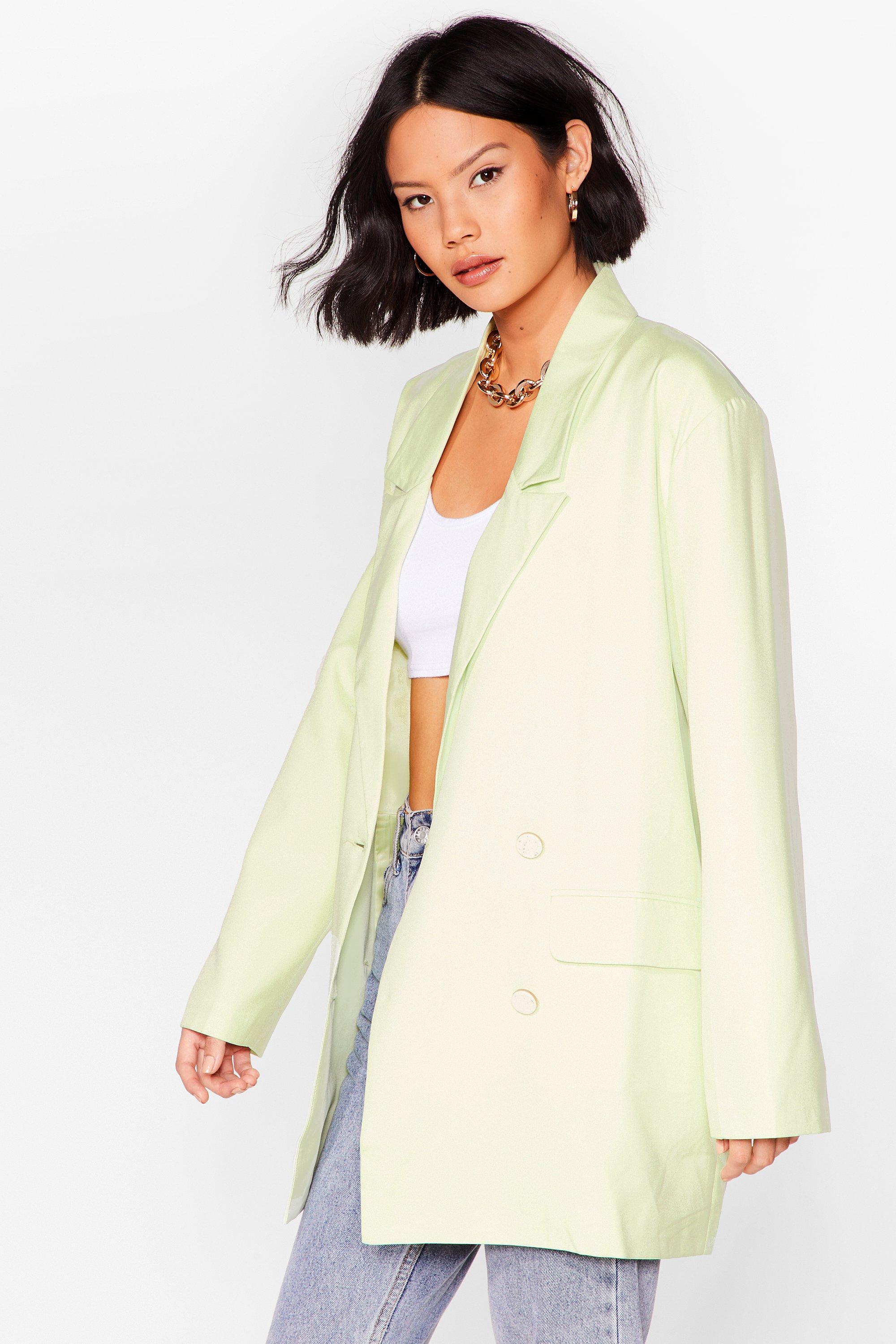 Working It Out Double Breasted Longline Blazer Nasty Gal