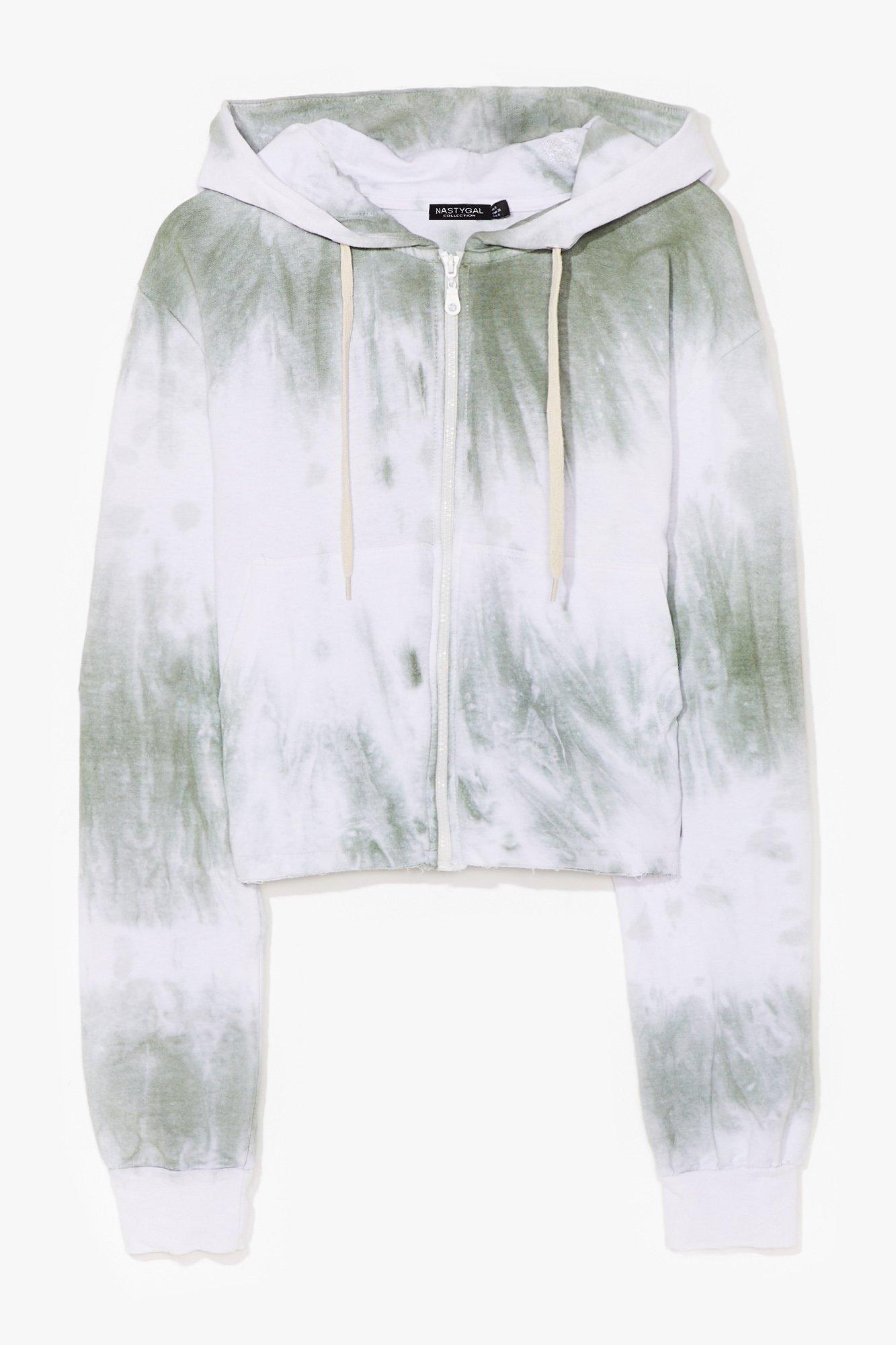 nasty gal tie dye sweatshirt