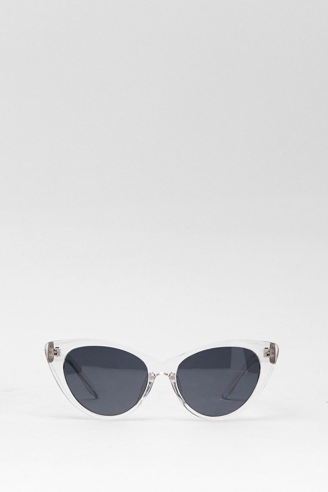 It's Clear to See Tinted Cat-Eye Sunglasses image number 1