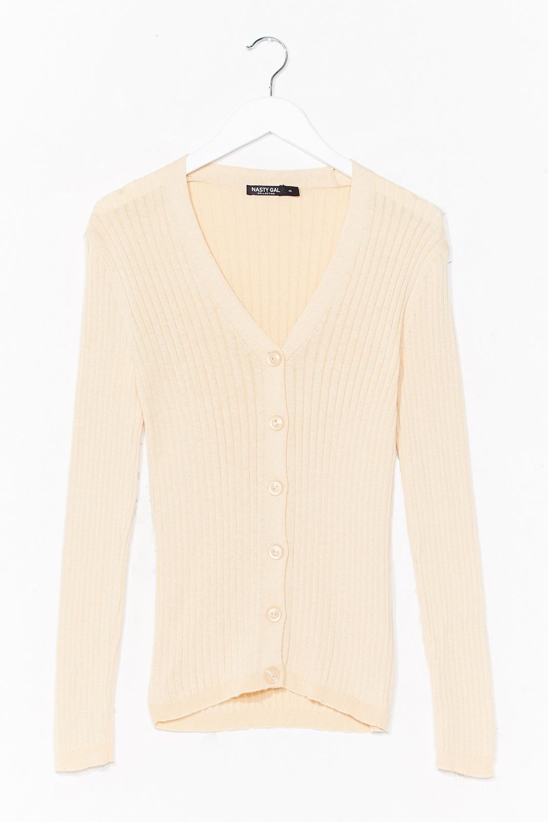 Ain't No Sunshine Ribbed Knit Cardigan image number 1
