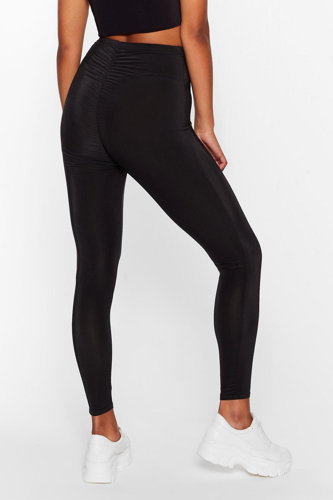 ruched workout leggings