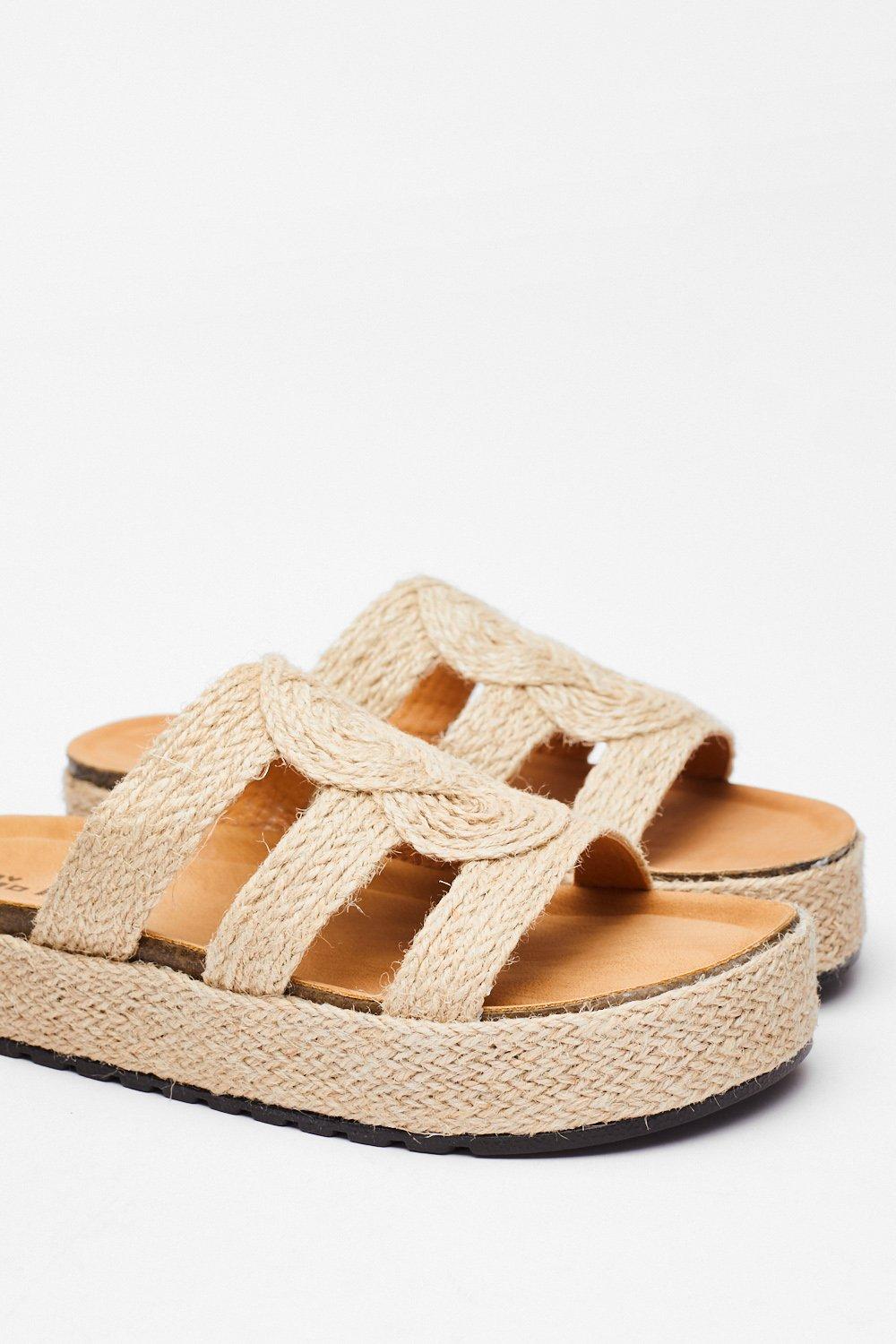 Flatform 2025 footbed sandals