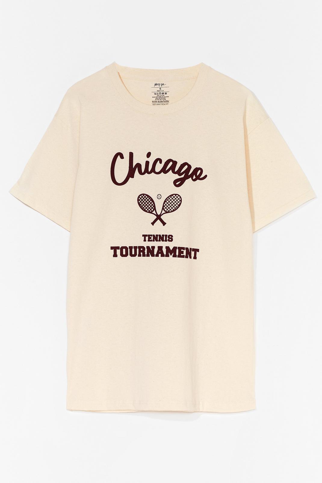 T-shirt à impressions Tournoi de tennis à Chicago image number 1