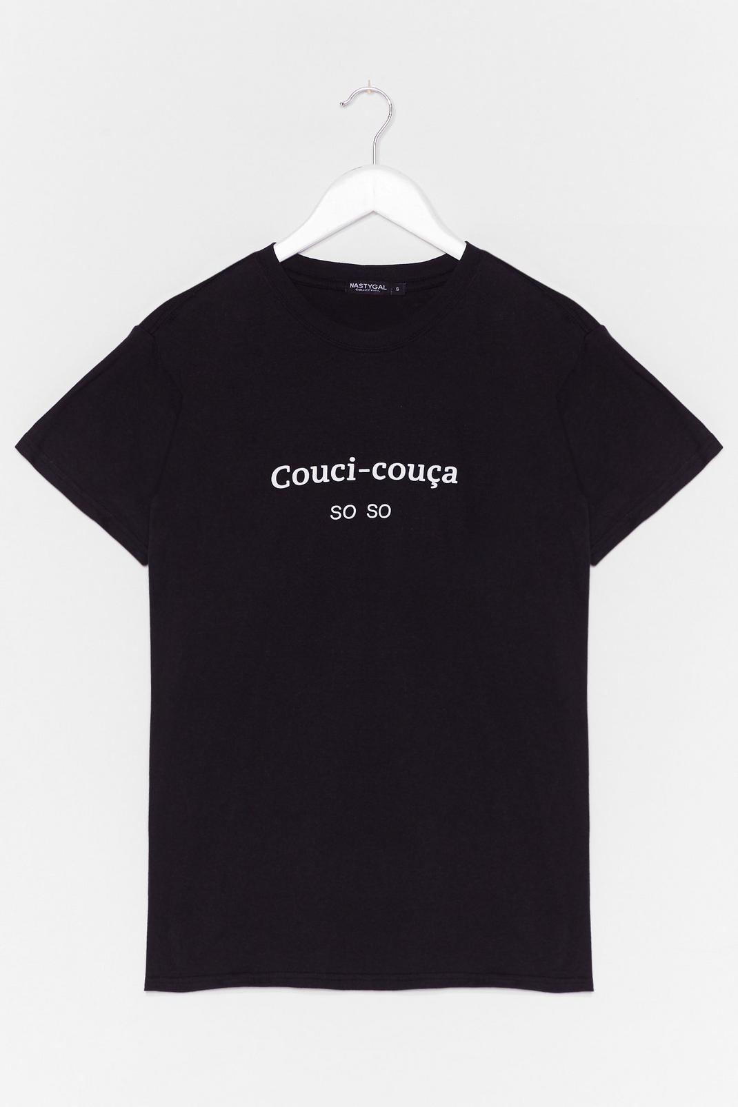 T-shirt à slogan Couci-Couça image number 1