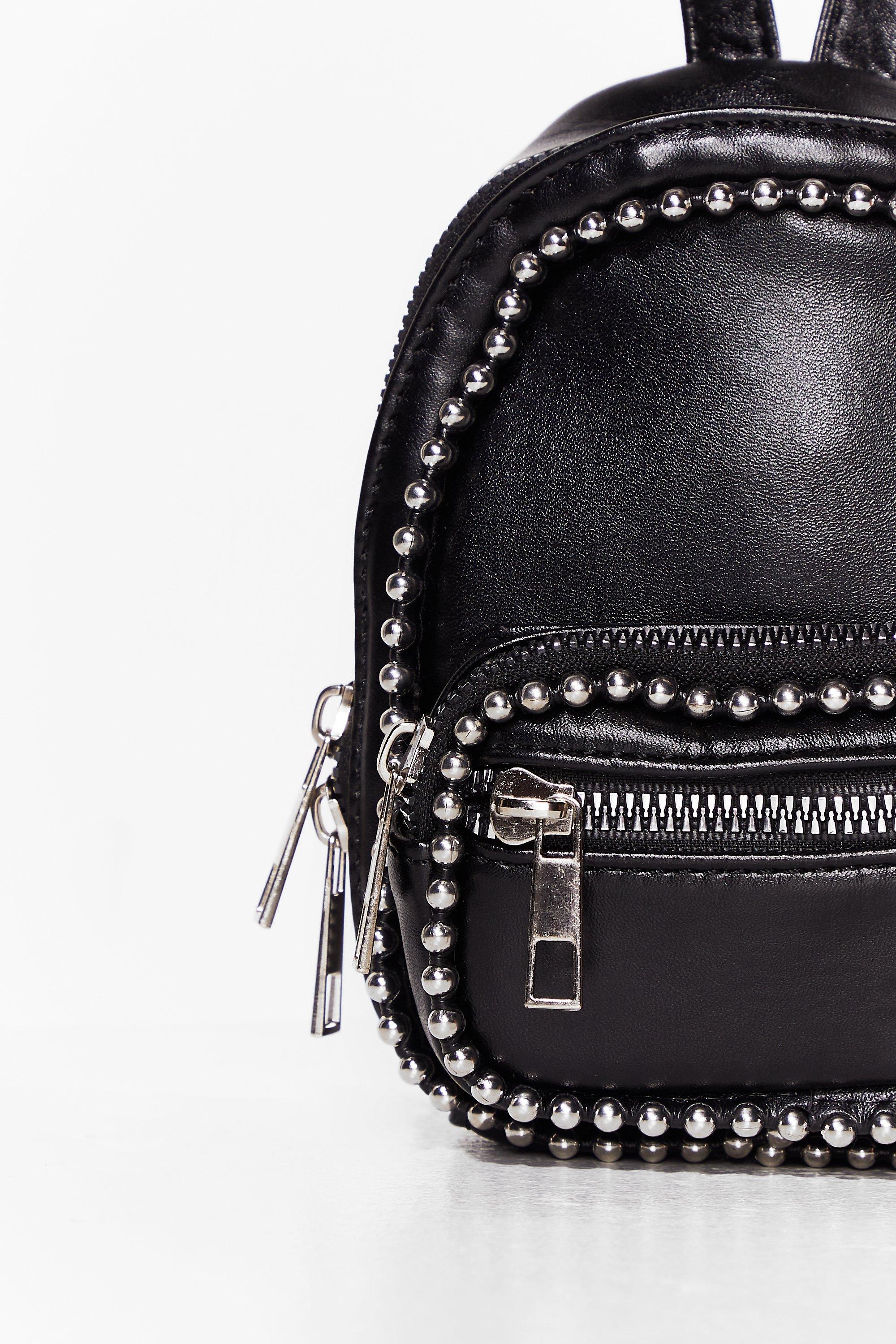 Mini on sale backpack studded