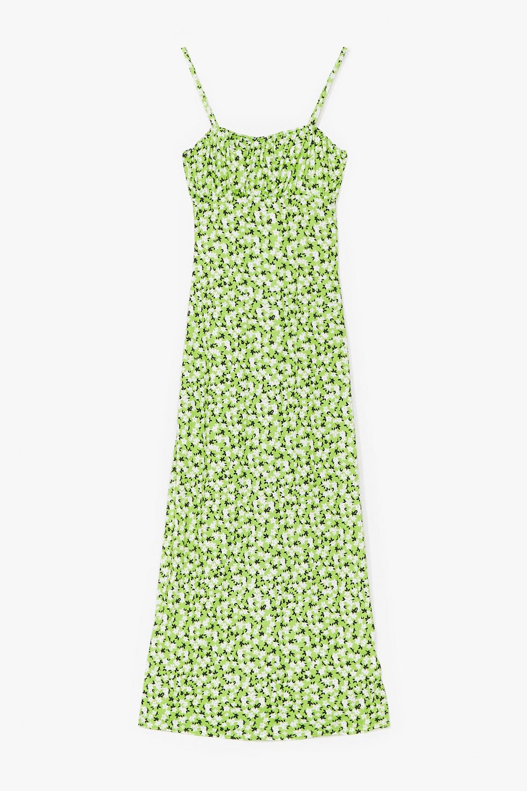 Apple green Cami for Love Floral Maxi Dress image number 1