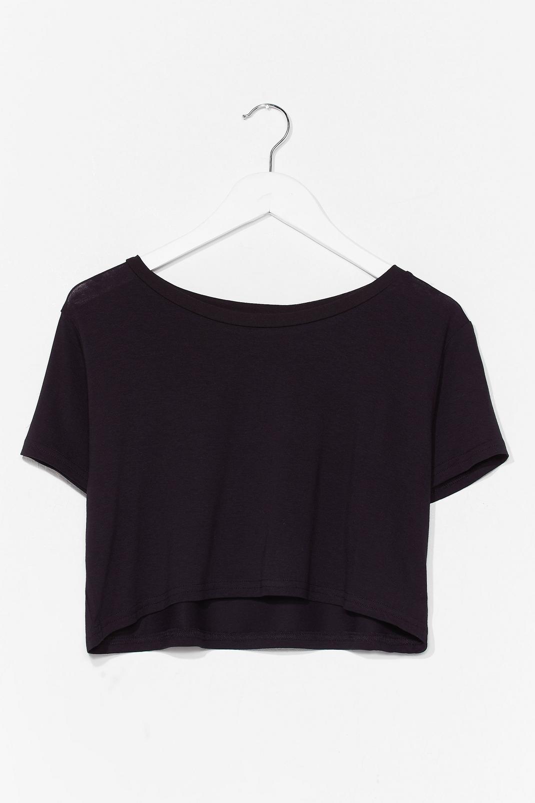 Viscose Cropped Tee image number 1