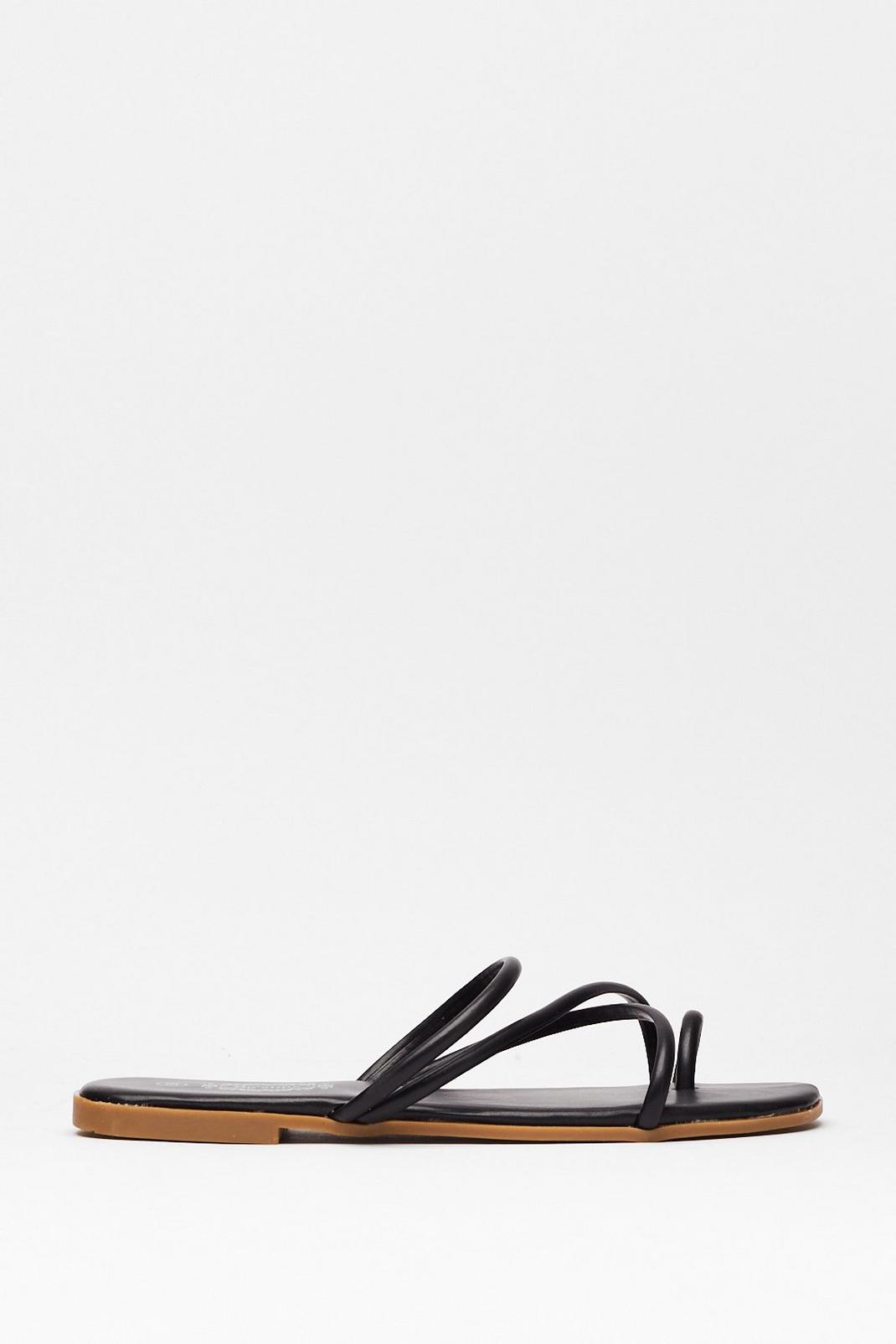 Strappy Go Lucky Flat Sandals image number 1