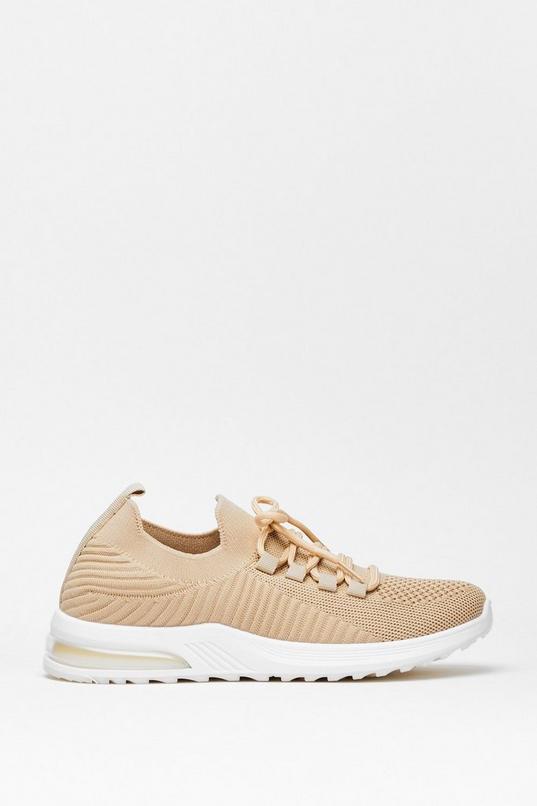Run Knit Ribbed Trainers | Nasty Gal