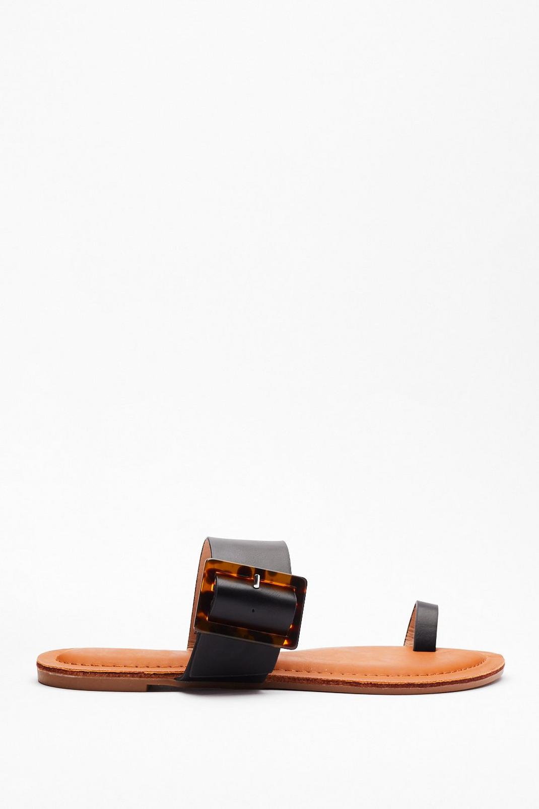 Tort About It Buckle Flat Sandals image number 1