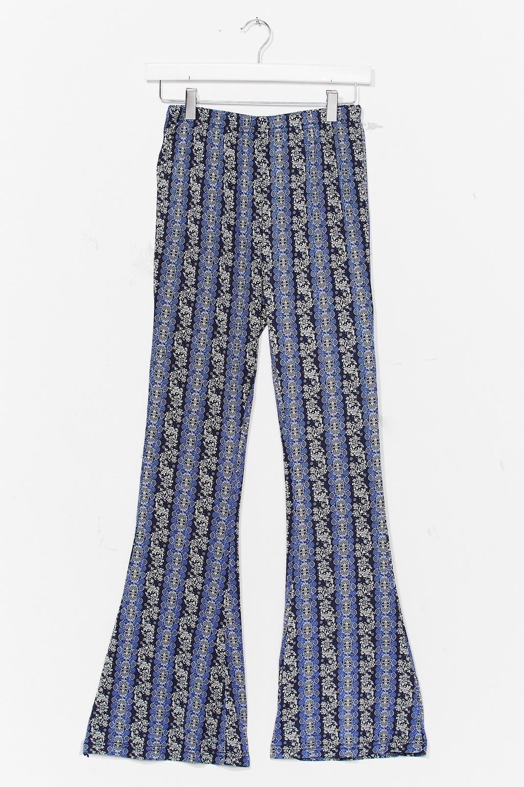 Fancy Trousers Stripe Flare Trousers image number 1