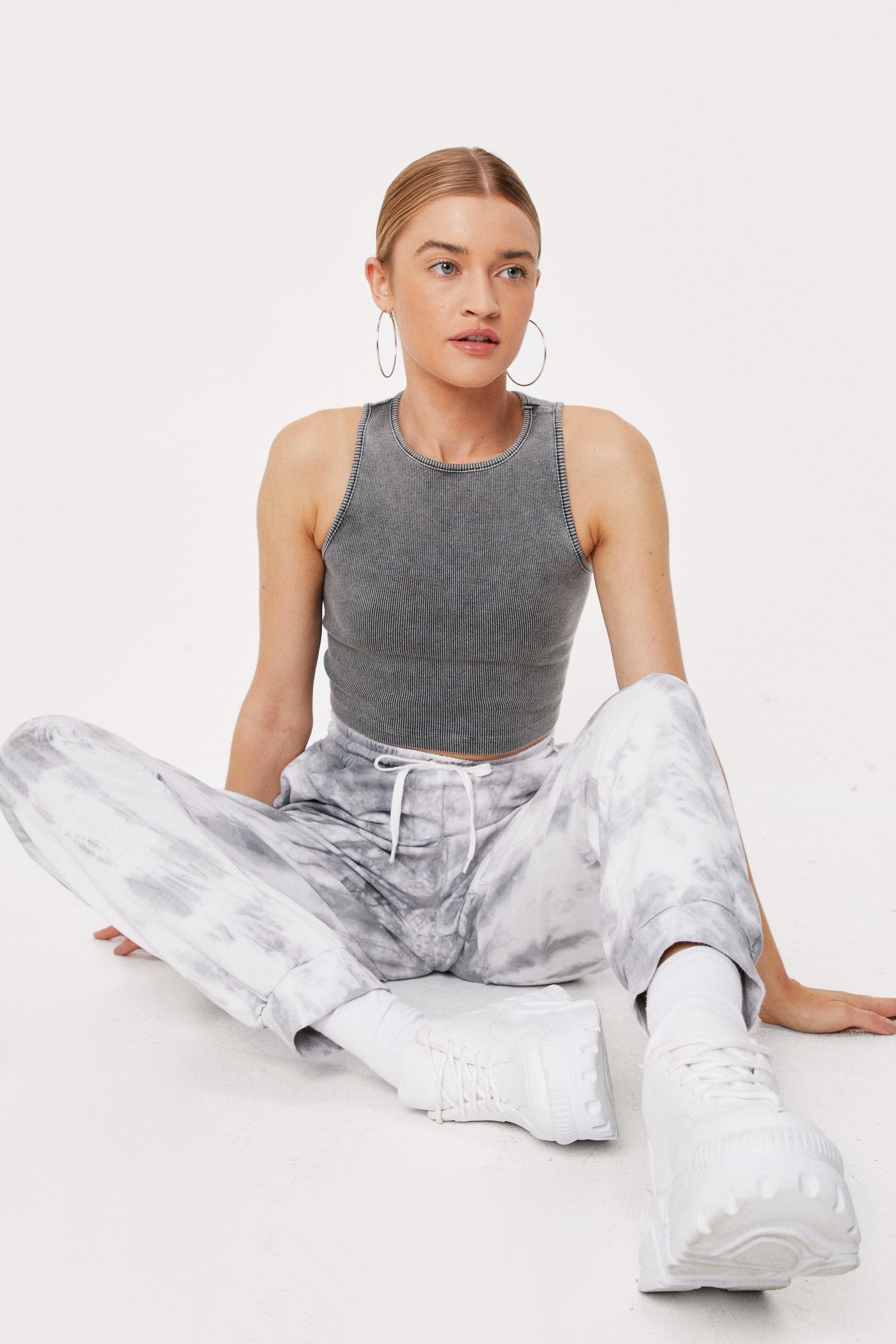 Nasty gal tie dye joggers hotsell