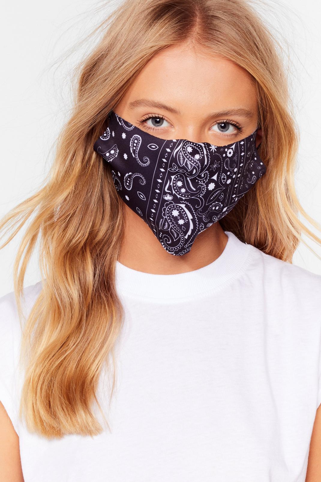 Paisley in Love Fashion Face Mask image number 1
