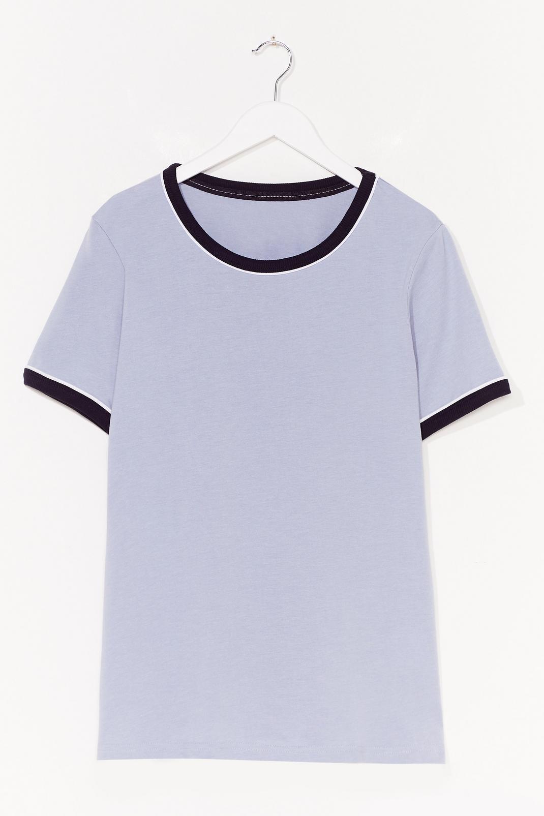 Ringer You Up Plus Contrast Tee image number 1