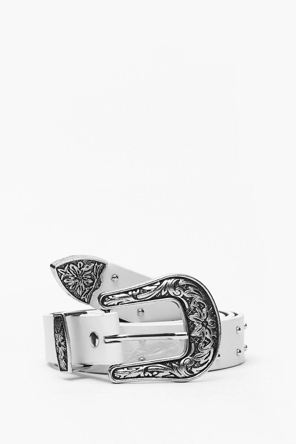 studded western belt