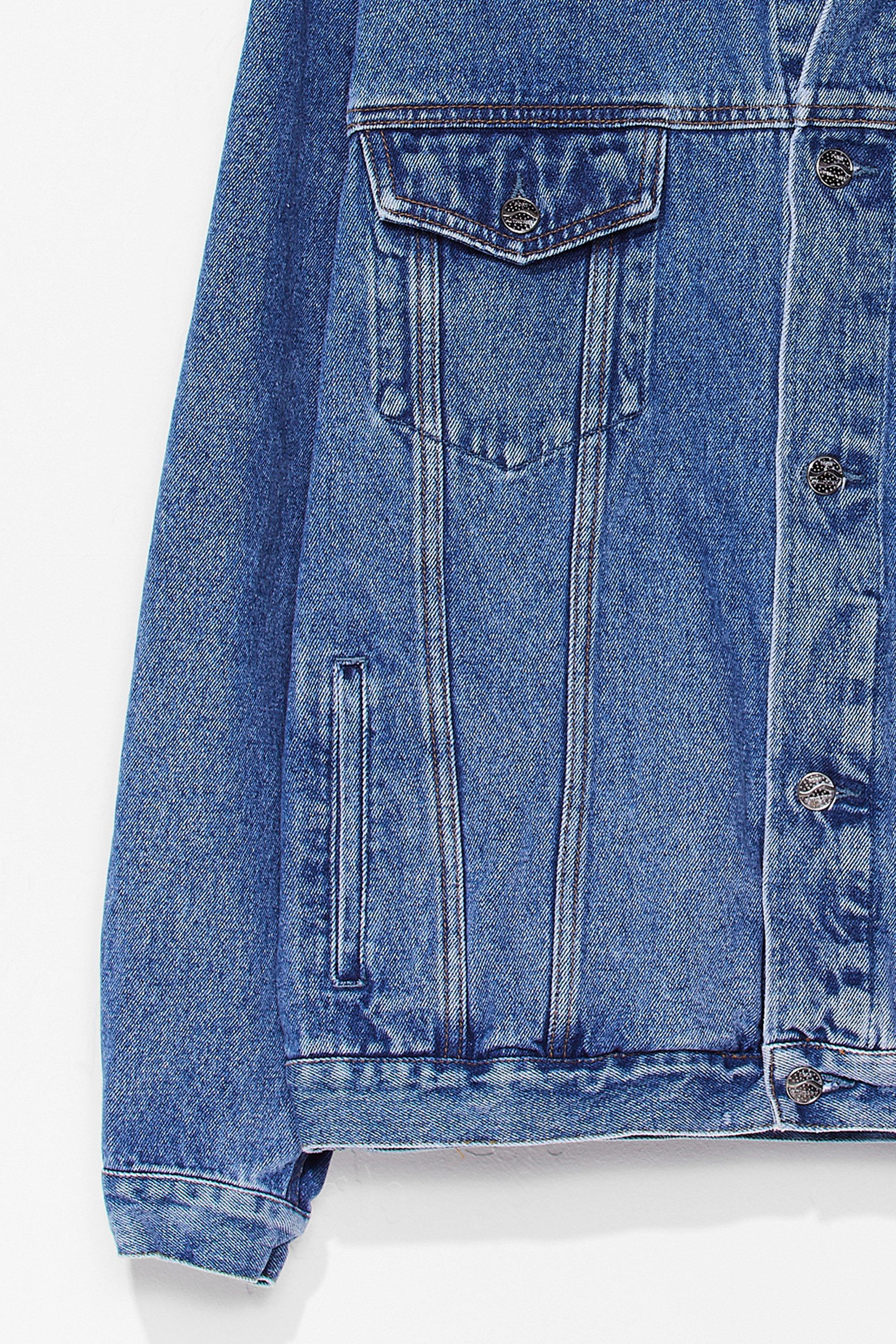 Vintage Oversized Denim Jacket Nasty Gal
