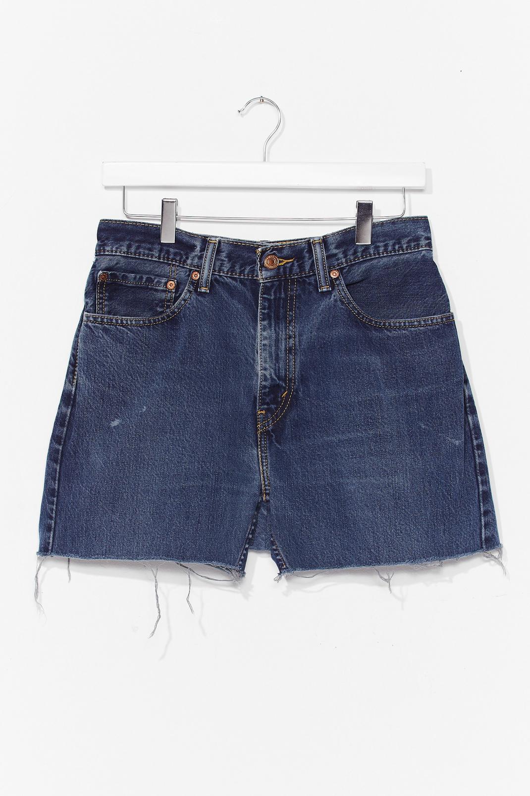Nasty Gal Vintage - Short en jean à ourlets bruts image number 1