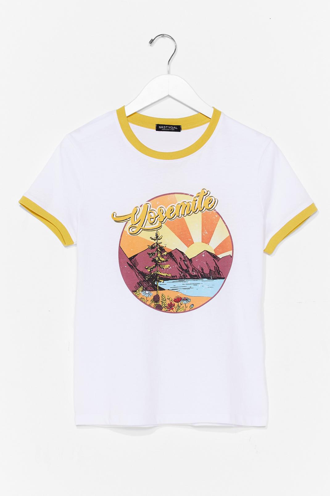 T-shirt rétro ample à impressions Los Angeles, White image number 1
