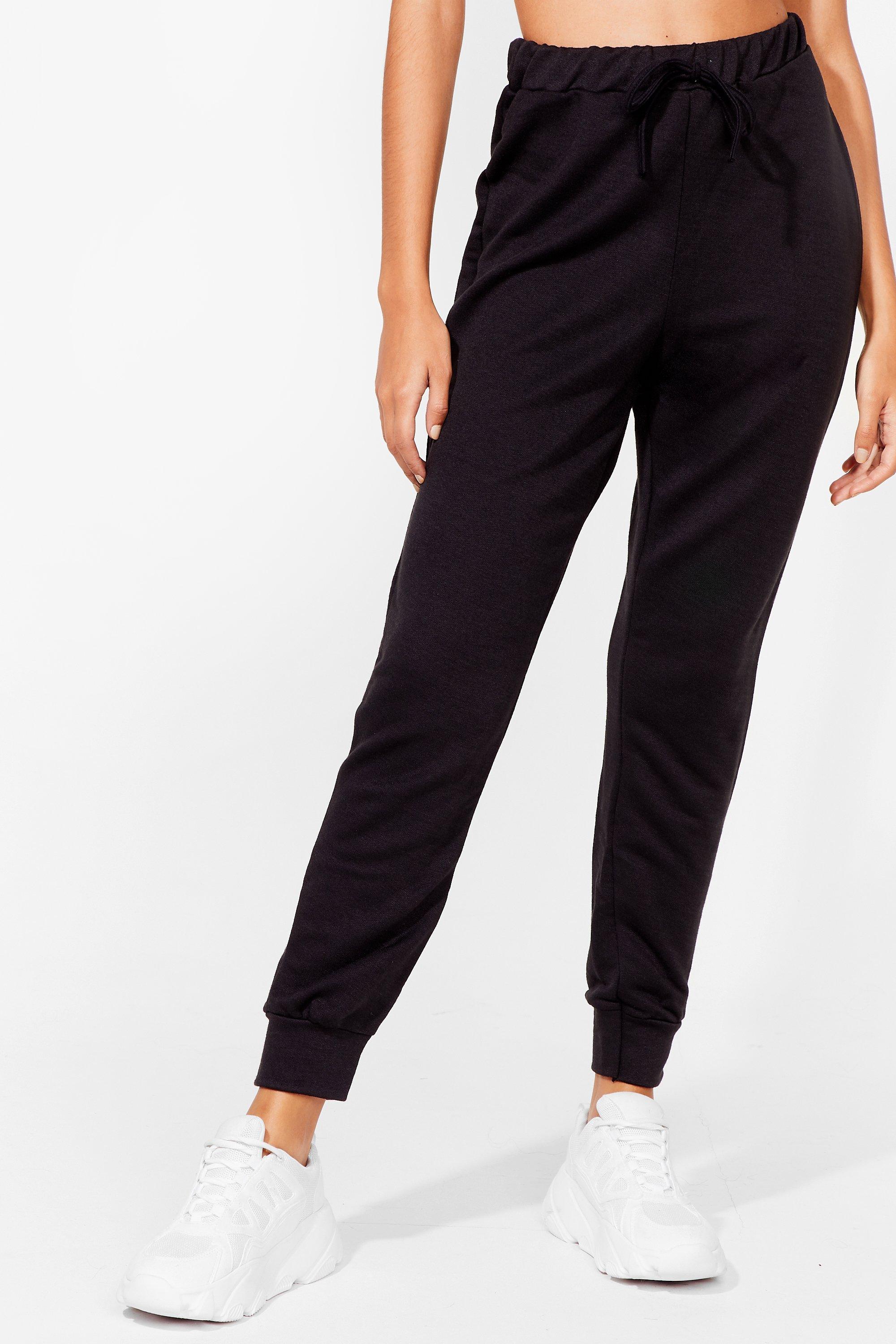 High-Waisted Live-In Jogger Sweatpants