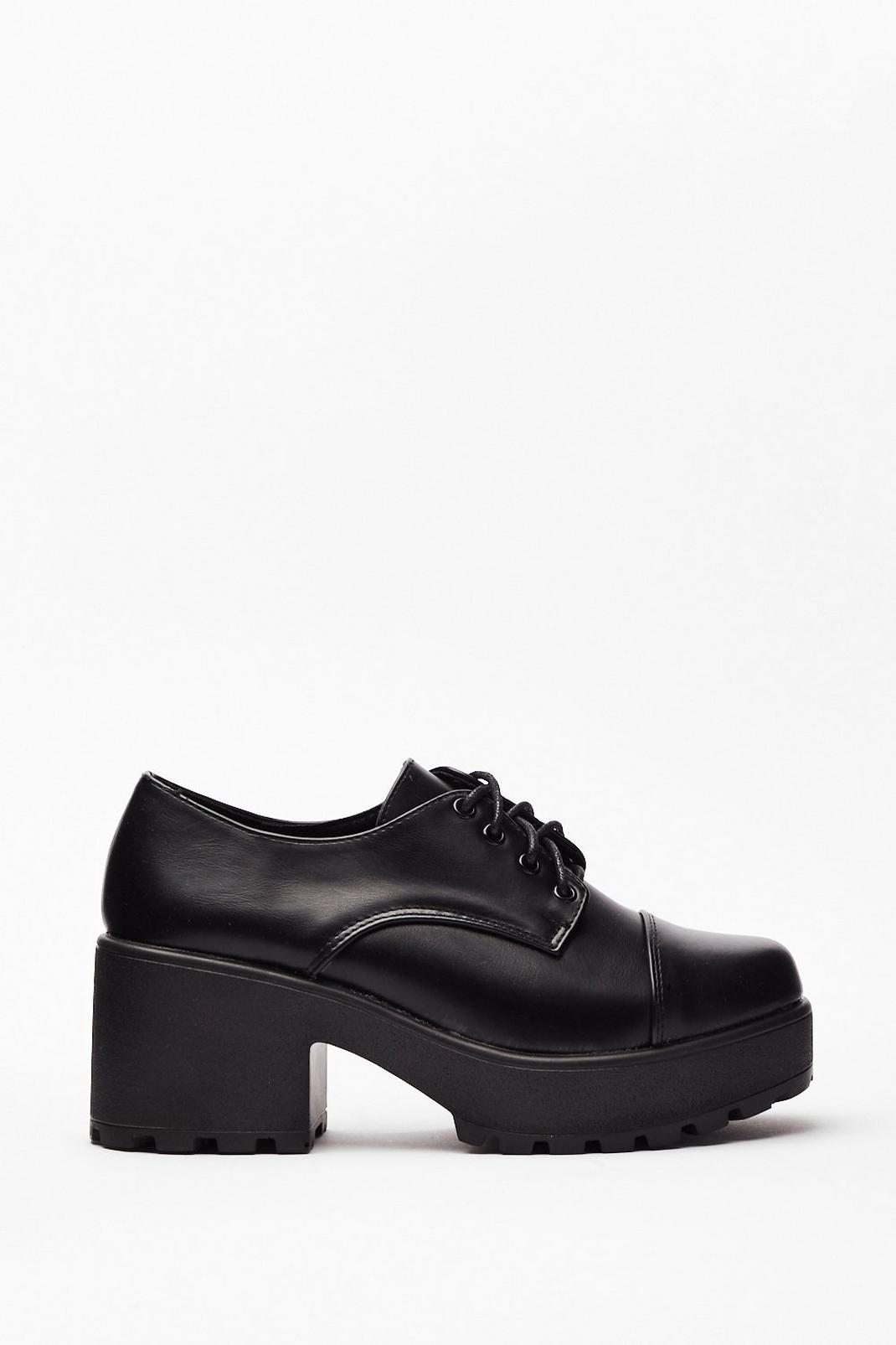 Block Party Faux Leather Lace-Up Shoes image number 1