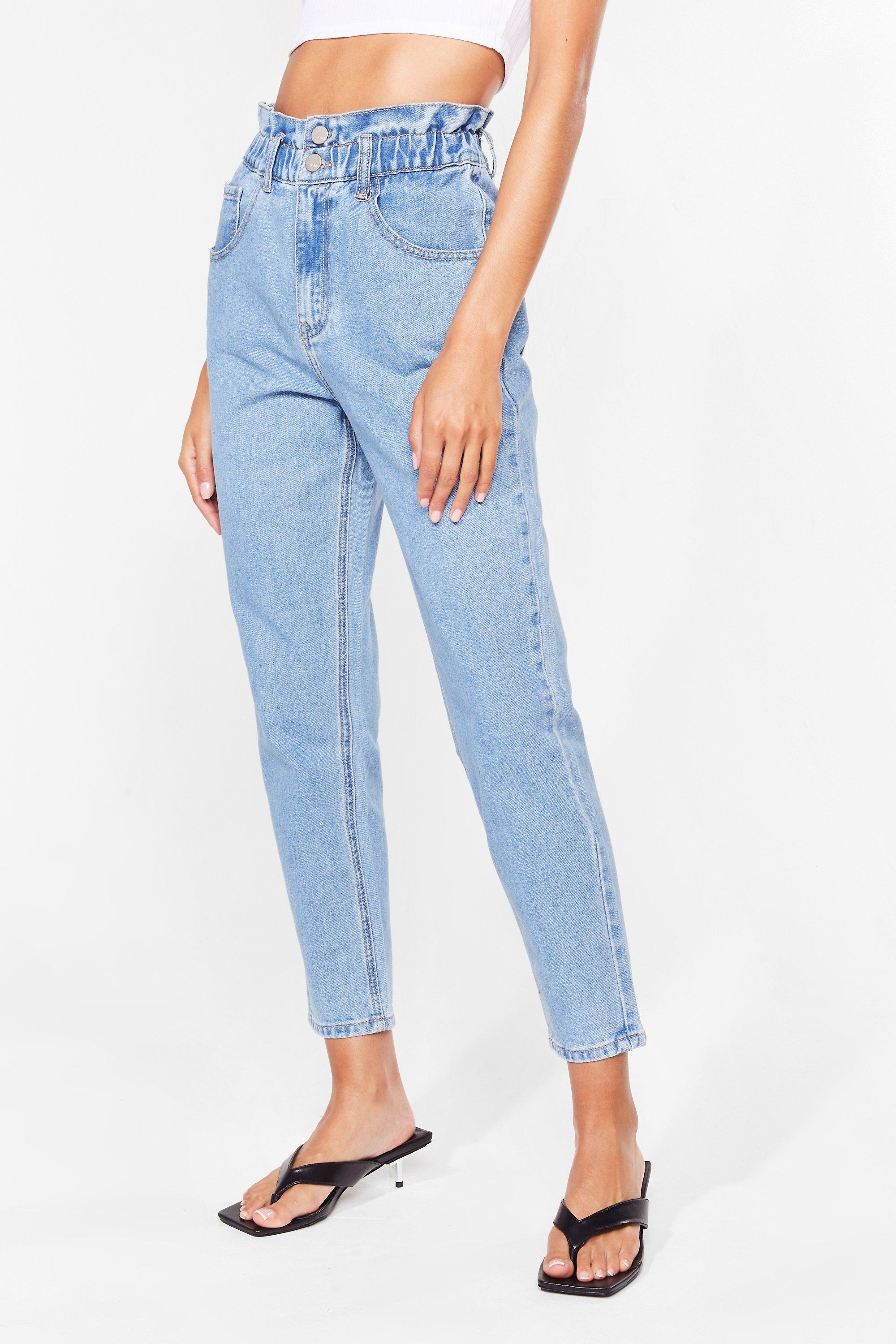 Paperbag mom hot sale jeans