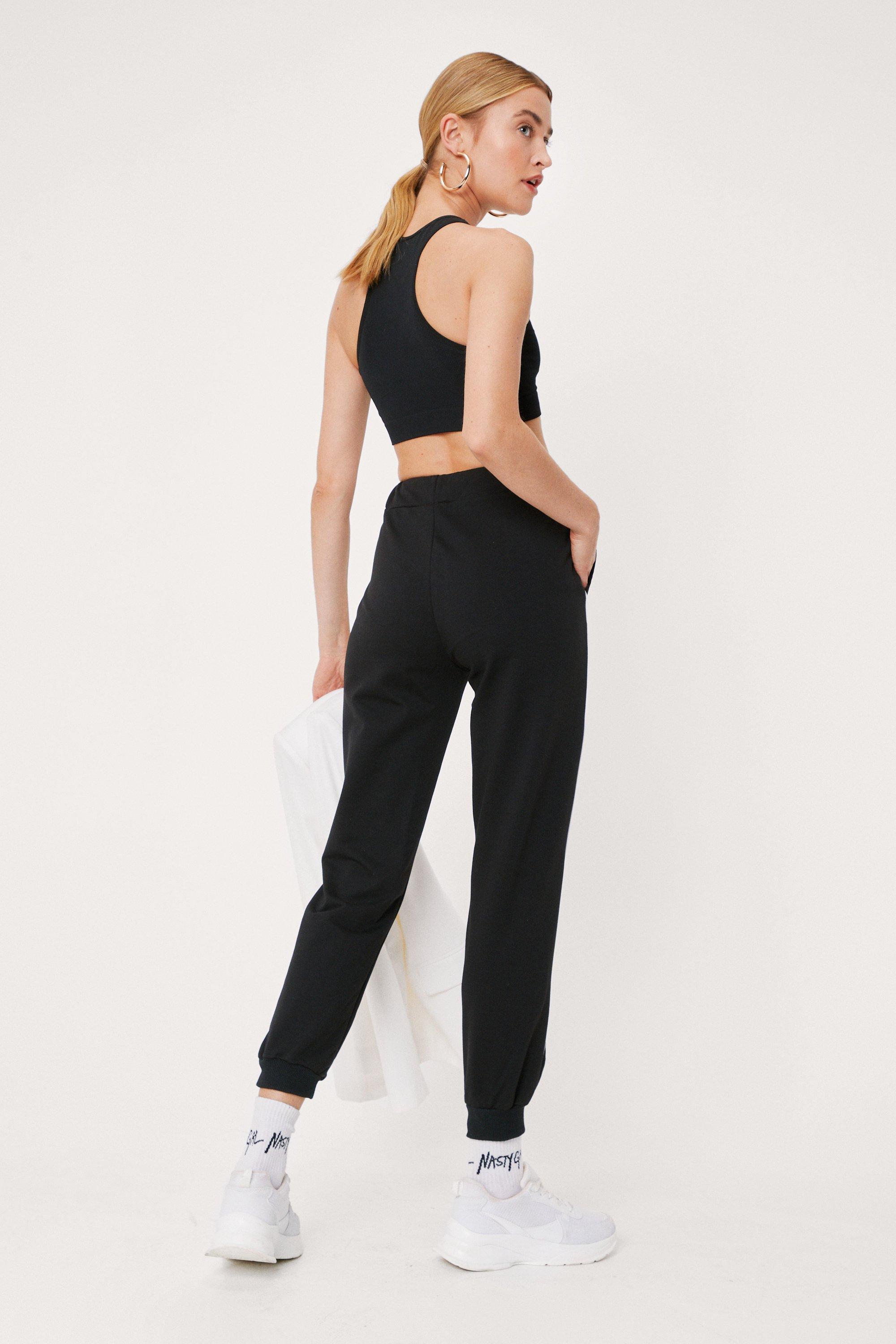 Nasty gal best sale high waisted joggers