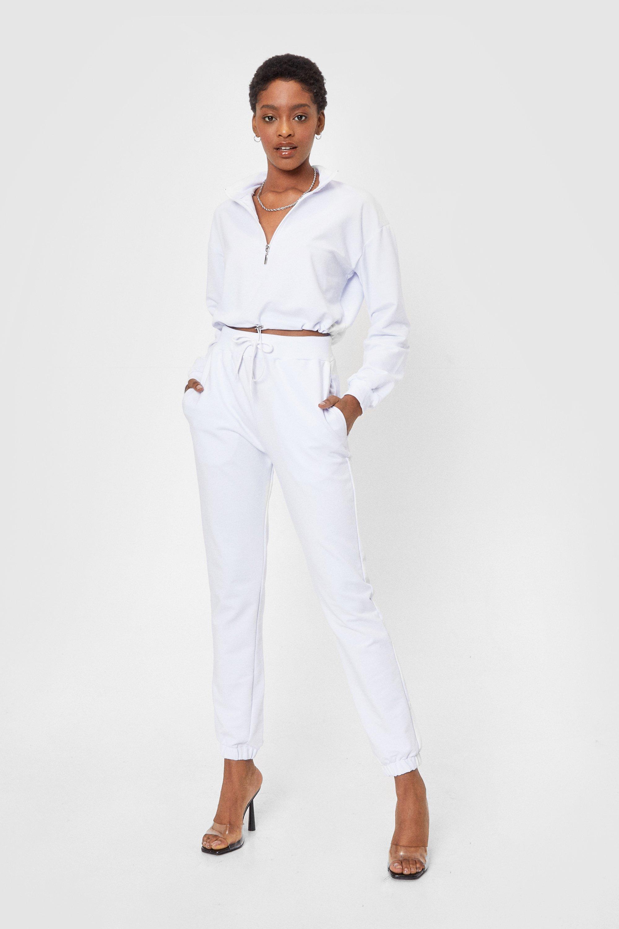 womens white suit co ord