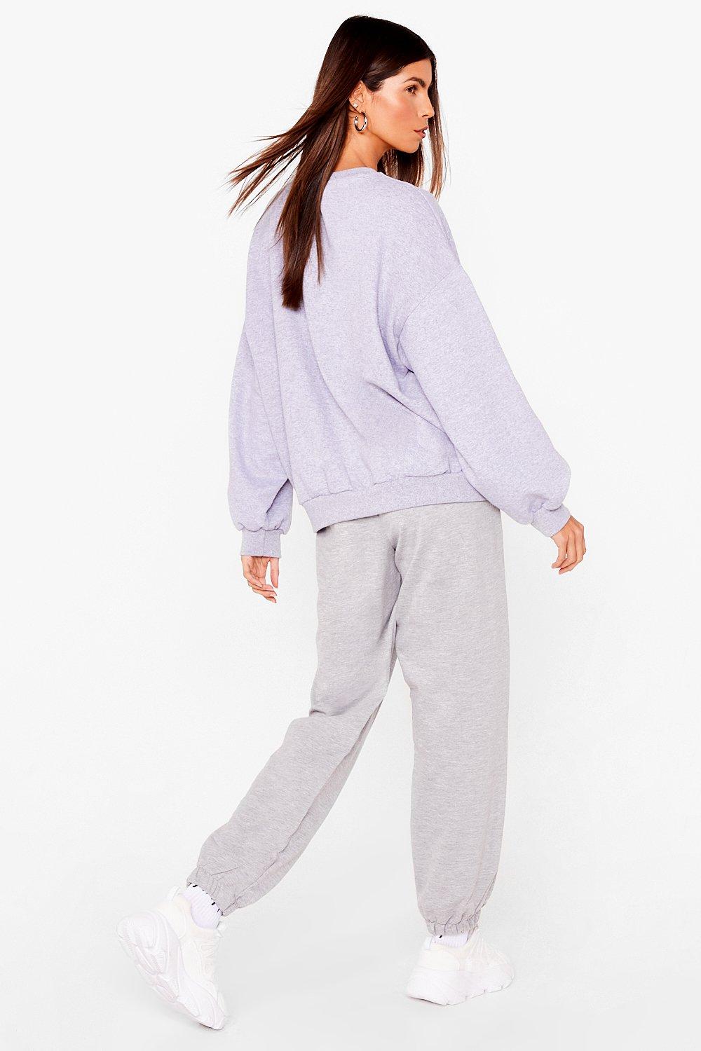 High waisted baggy discount joggers