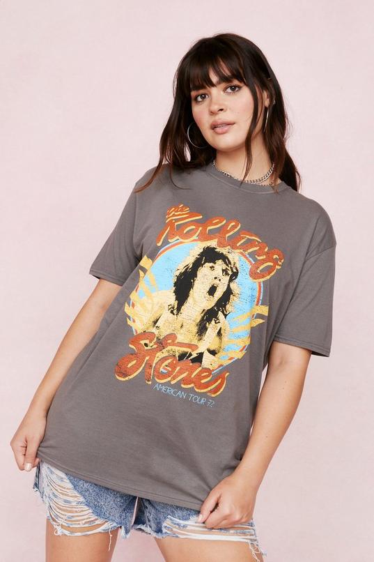 Plus Size Rolling Stones Graphic T-Shirt | Nasty Gal