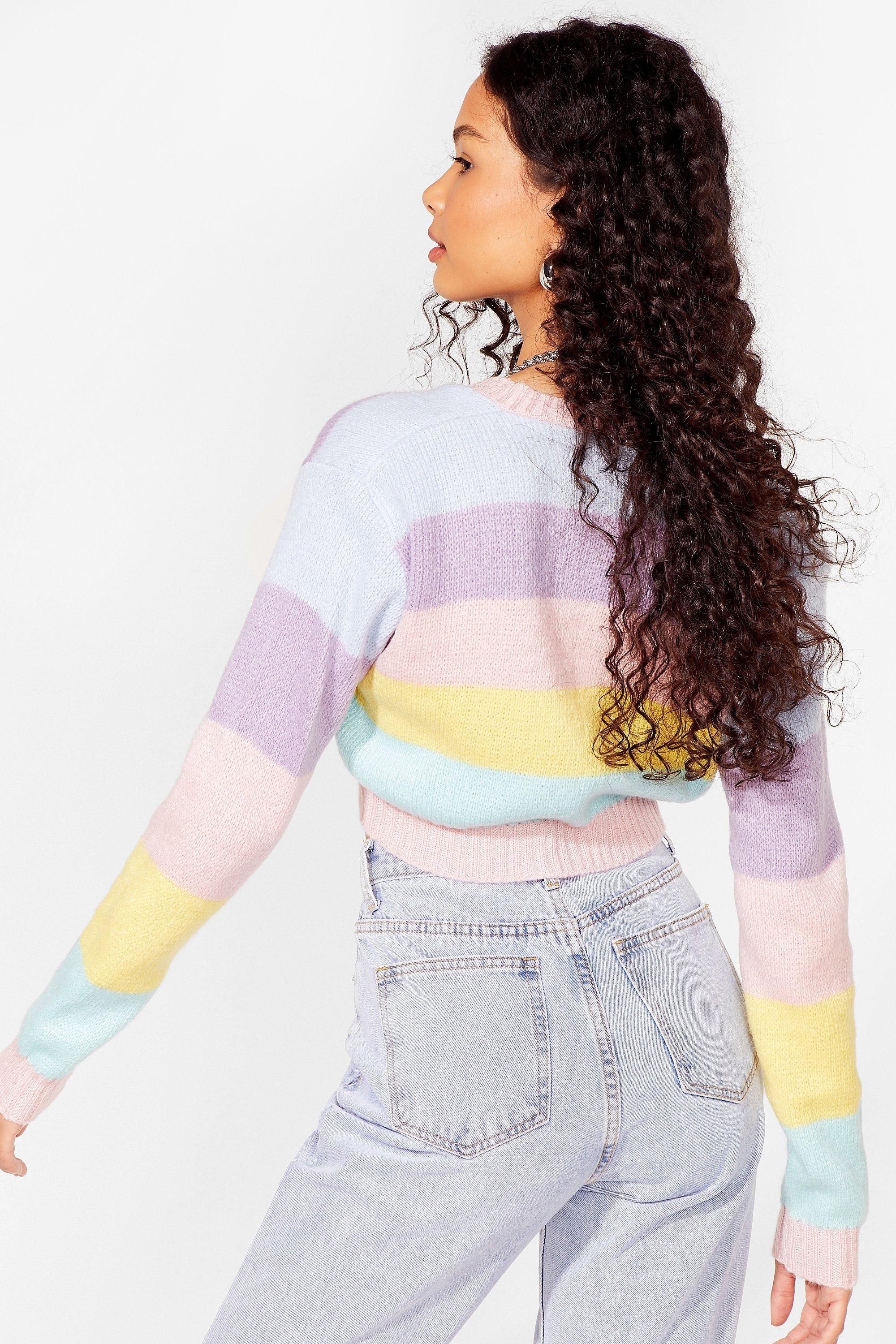 Nasty gal cropped on sale sweater