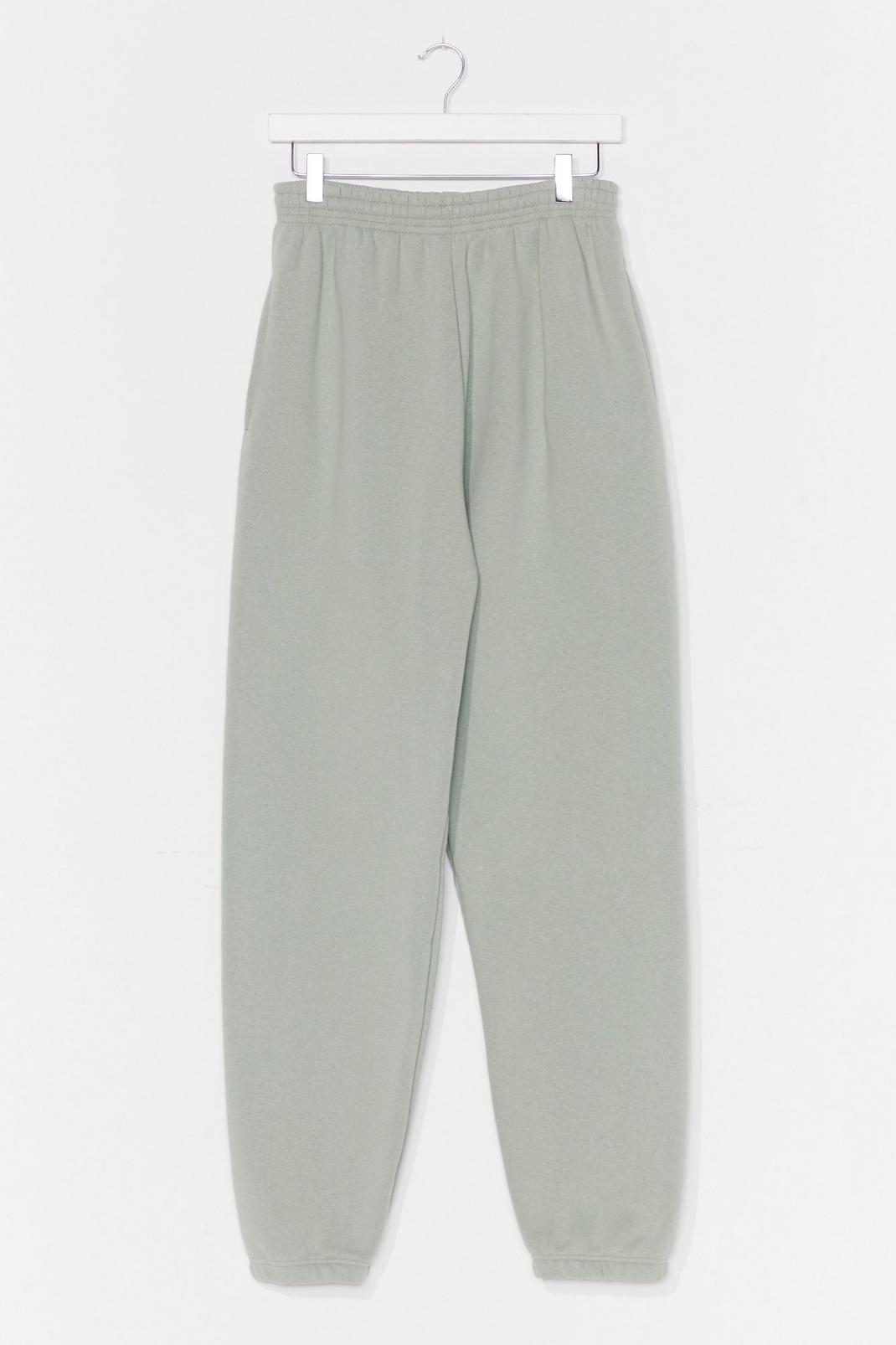 Sage Jersey Oversized Joggers image number 1