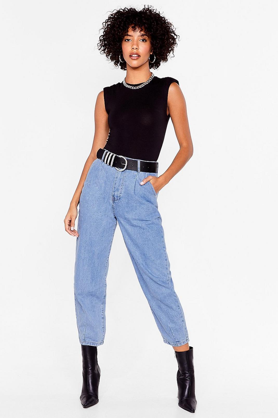 Taper Your Time High-Waisted Relaxed Jeans image number 1