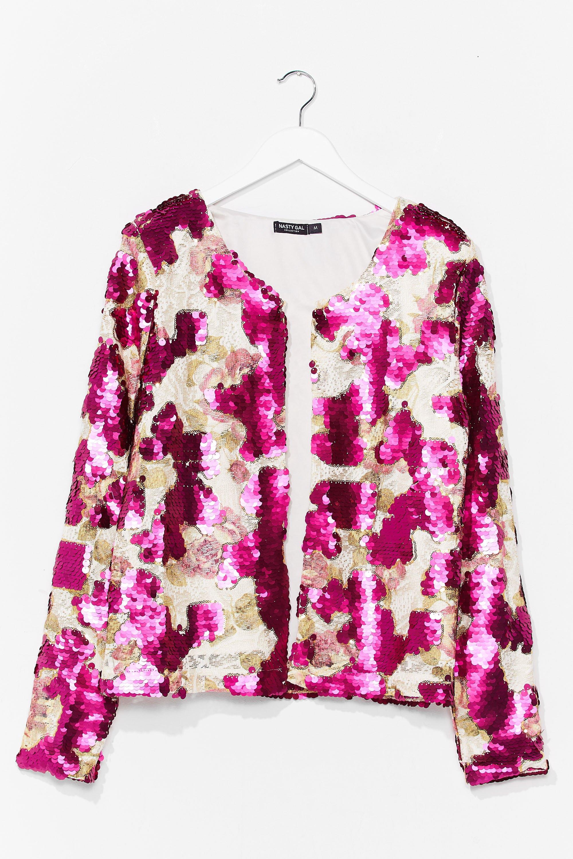nasty gal sequin jacket