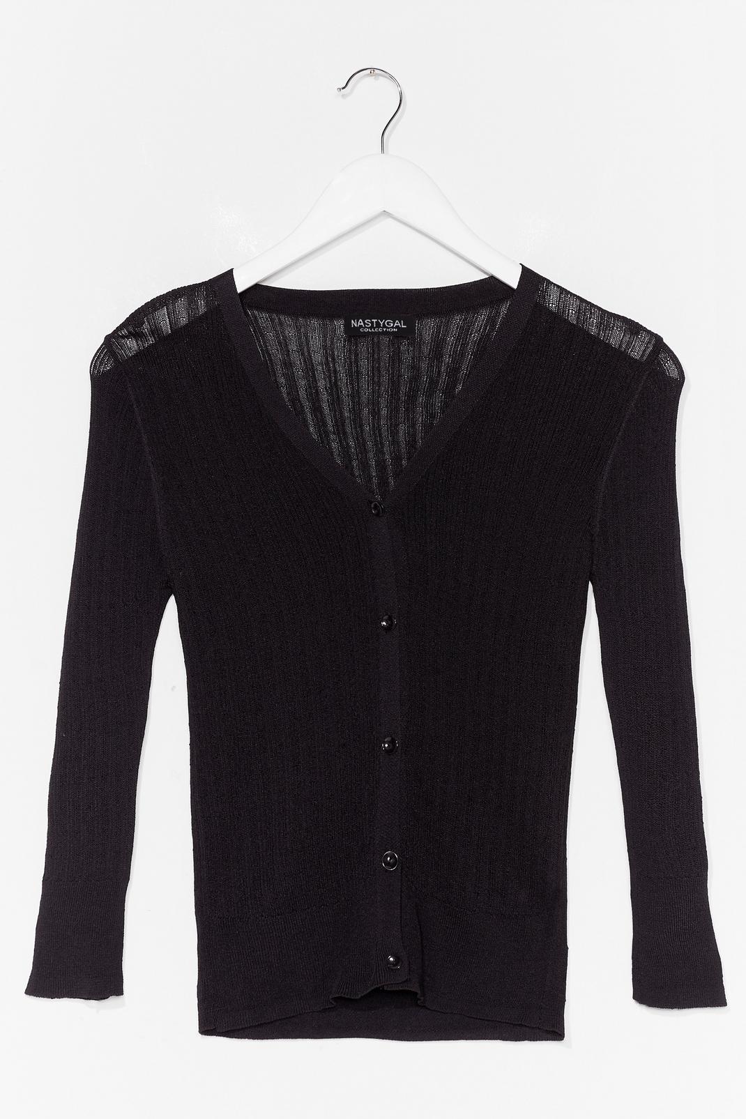 Touch of Magic Ribbed Cardigan image number 1