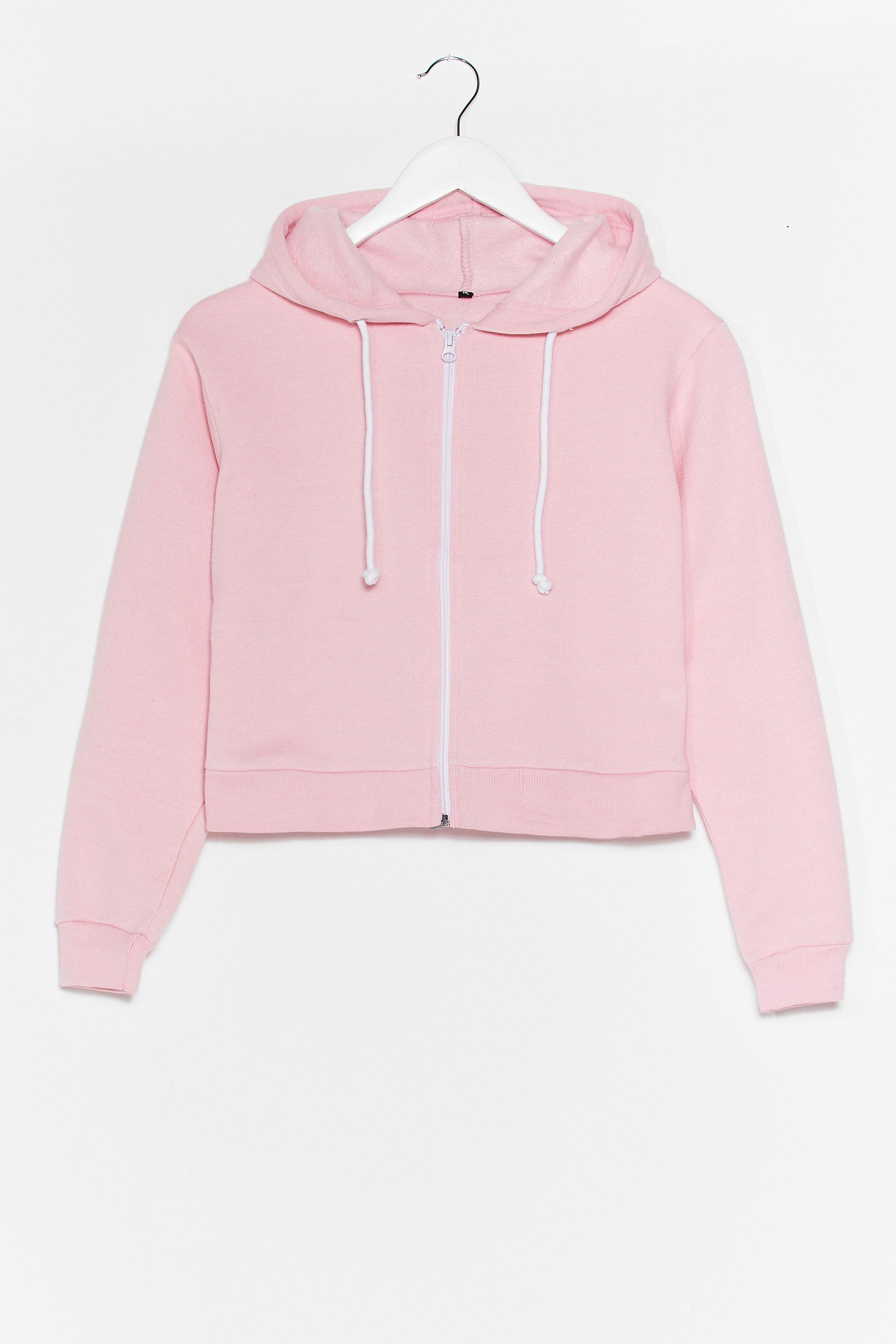cropped sweater zip up