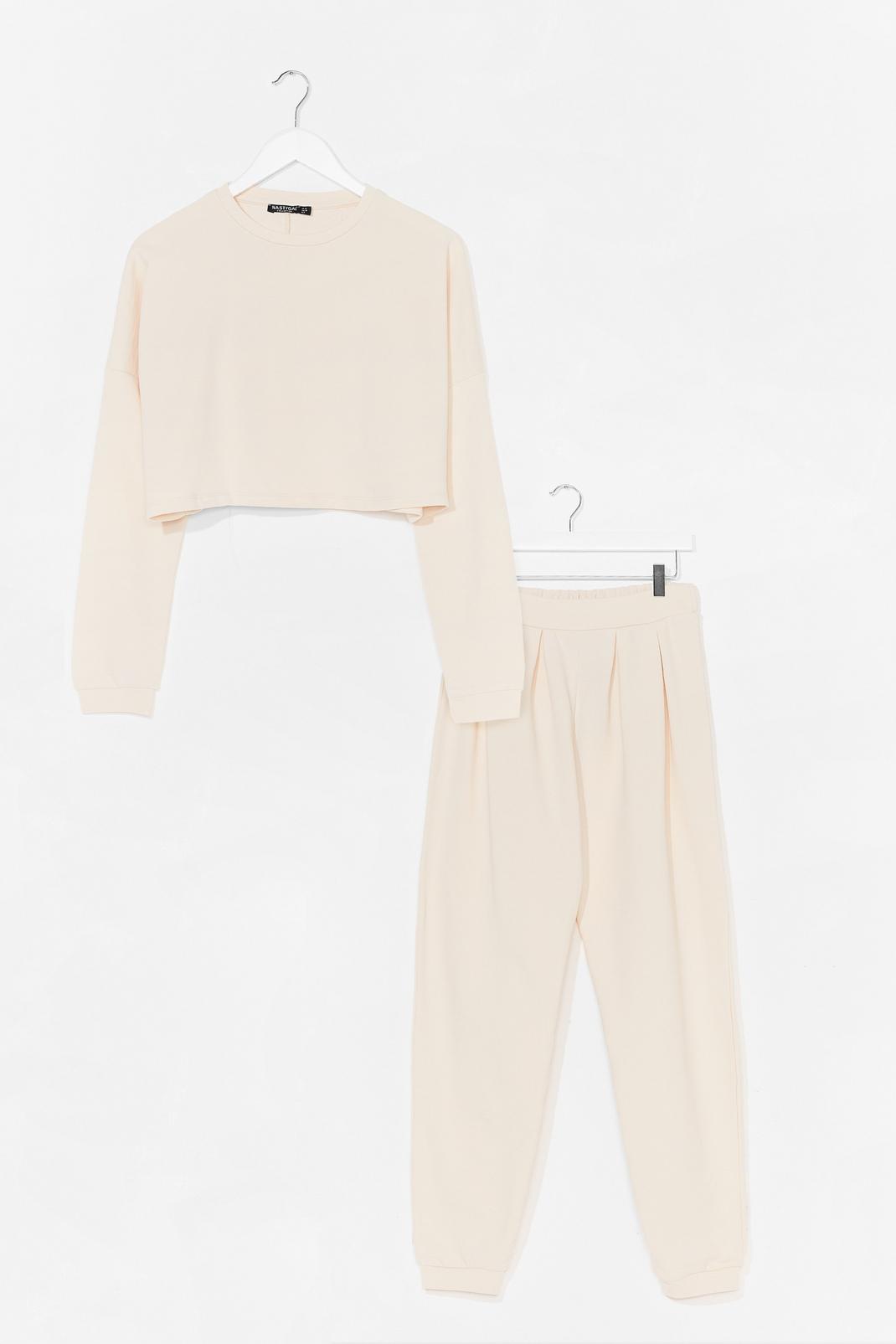 Our Plus One Cropped Sweatshirt and Jogger Set | Nasty Gal
