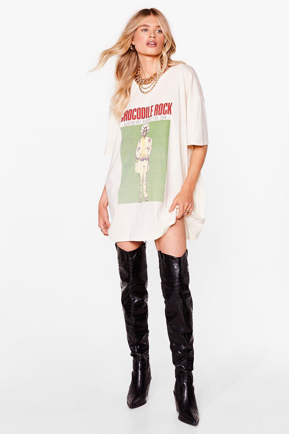 T shirt clearance dress nasty gal