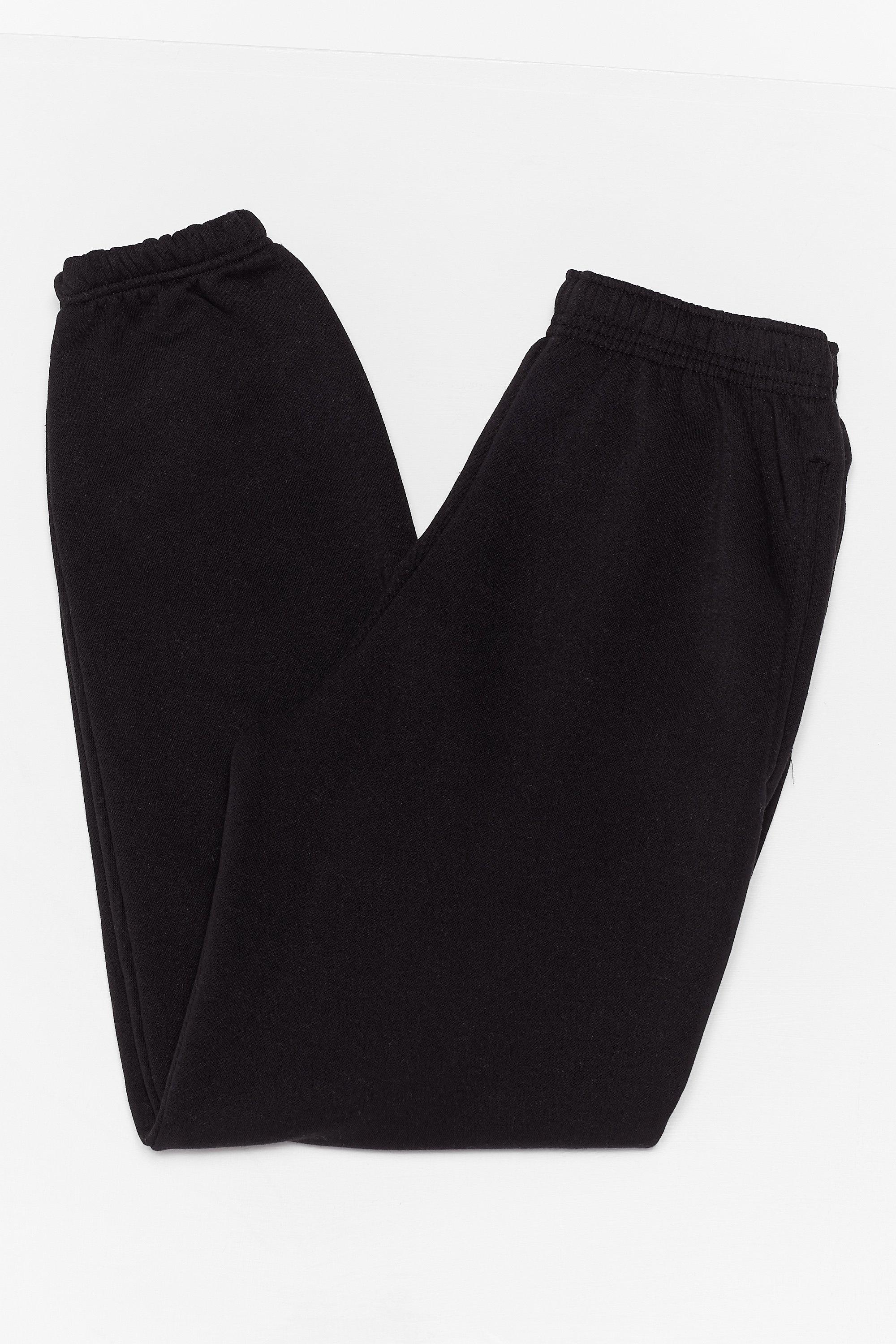 nasty gal jog the limelight stretch joggers