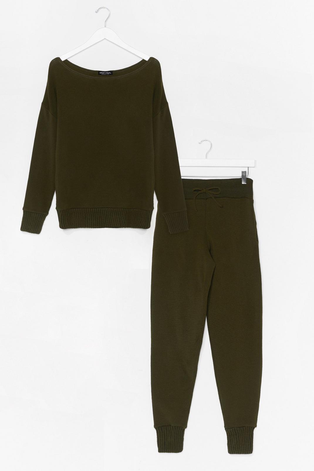Serious Chills Sweater and Jogger Lounge Set image number 1