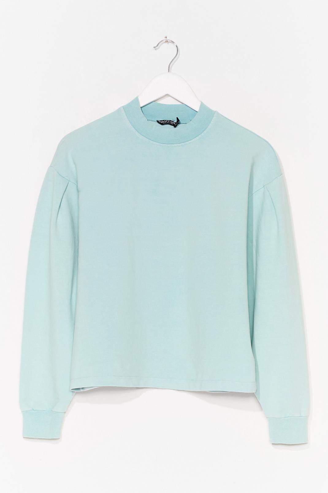 Mint Baggy High Neck Sweater image number 1